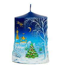 Свеча новогодняя малая