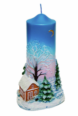 Свеча Зимний пейзаж