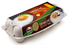 Яйцо куриное Праксис ГОСТ С0, 10шт