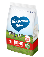 Творог рассыпчатый Искренне Ваш 9%, 500г