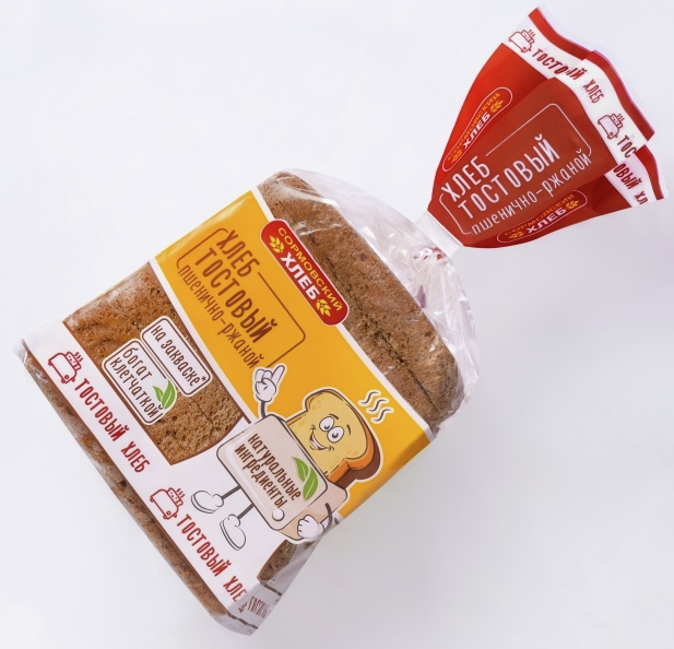 Хлеб Сормовский хлеб тостовый пшенично-ржаной нарезка ГОСТ, 300г