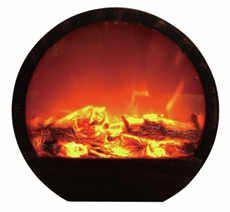 Камин ChristmasDeLux теплый белый, 30.5см