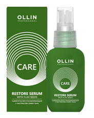 Сыворотка для волос Ollin Care Восстановление с экстрактами семян льна, 50мл
