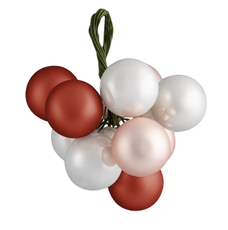 Украшение елочное ChristmasDeLux Связка шаров коричневое 2см, 10шт