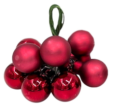 Украшение елочное ChristmasDeLux Связка шаров ягодное смузи 2см, 10шт