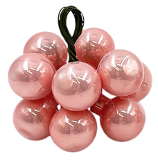 Украшение елочное ChristmasDeLux Связка шаров розовая нежность 2см, 10шт