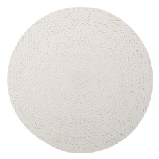 Салфетка сервировочная Domenik White Weave плетеная белая