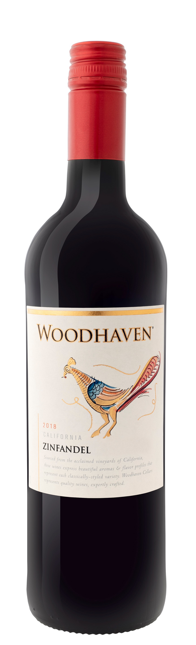 Вино Woodhaven Zinfandel красное полусухое, 0.75л