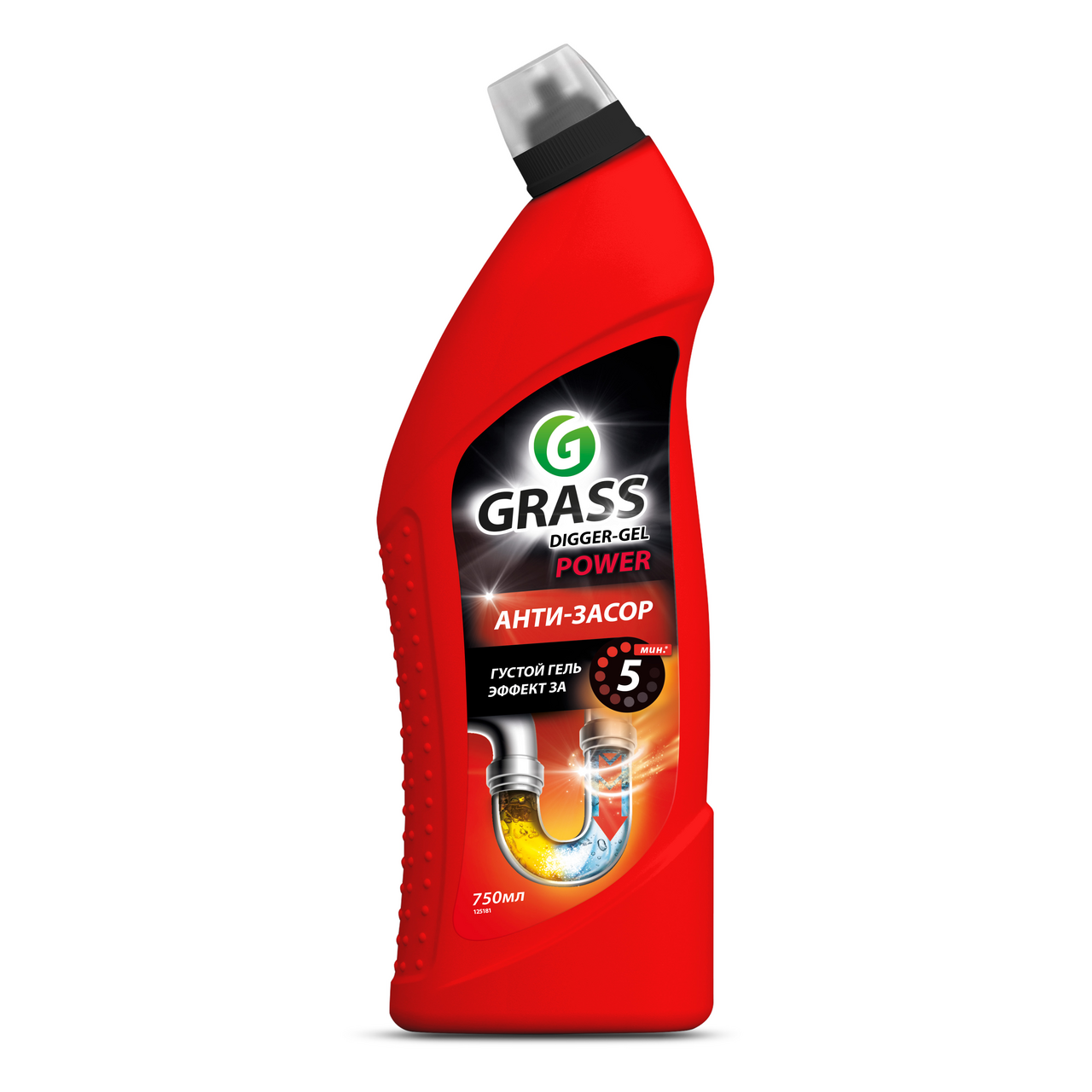Изображение товара Средство для прочистки труб Grass Digger-Gel, 750мл