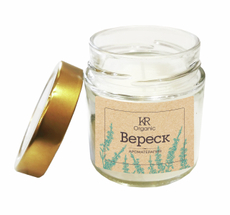 Свеча ароматическая Kukina Raffinata в банке с крышкой Вереск, 200мл