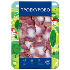 Желудки цыпленка-бройлера Троекурово мышечные охлажденные, 500г