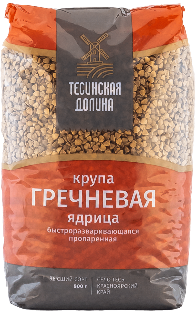 Крупа гречневая Тесинская долина высший сорт, 800г