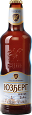 Пиво Юзберг Weiss светлое нефильтрованное пшеничное, 0.47л