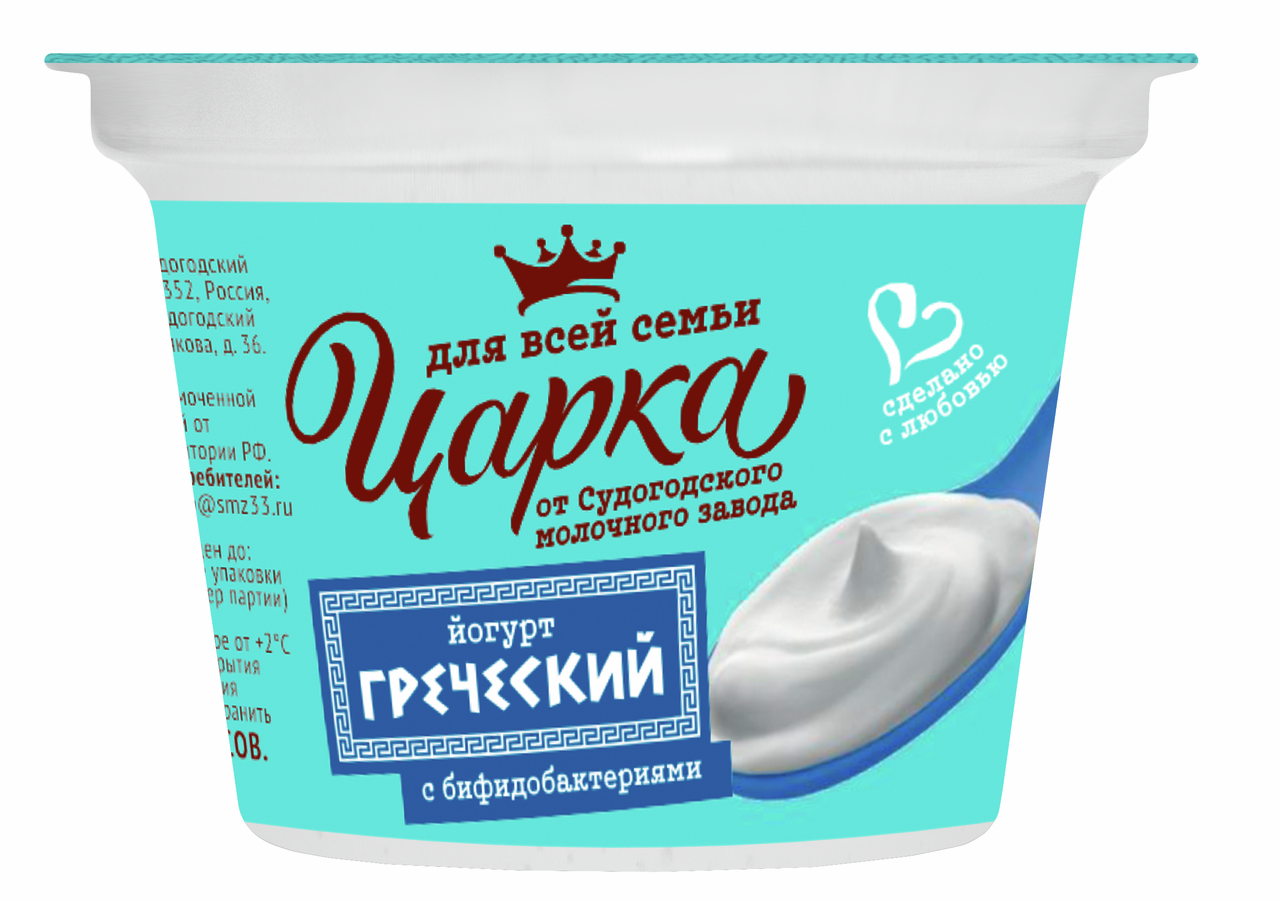 Йогурт Царка Греческий 6%, 140г