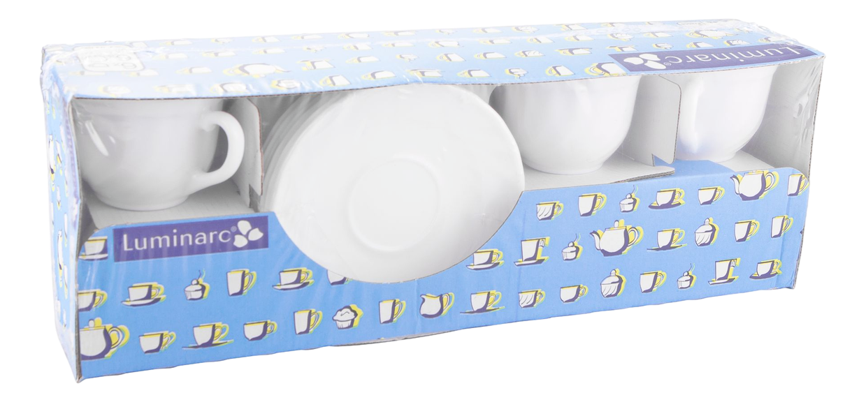 Набор чайный Luminarc Trianon на 6 персон 220мл, 12 предметов