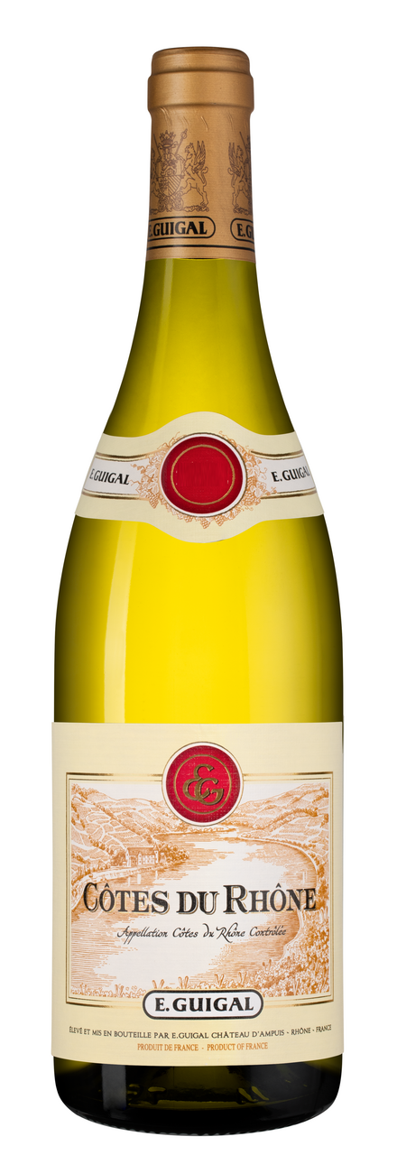 Изображение товара Вино Guigal Cotes du Rhone Blanc белое сухое, 0.75л