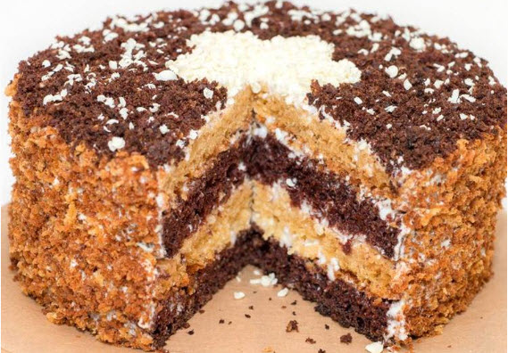 Торт Домашние рецепты Сметанник, 480г