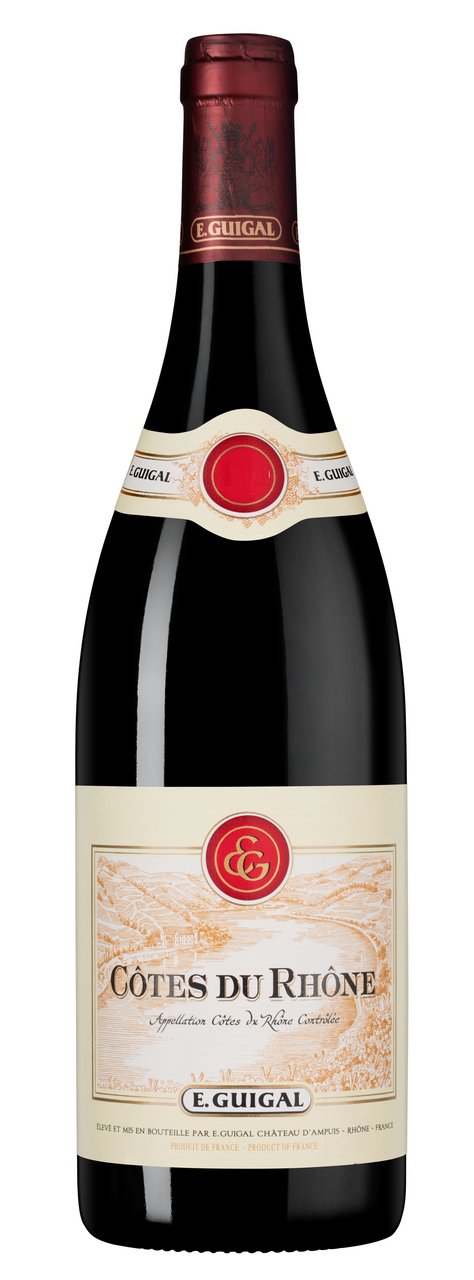 Изображение товара Вино Guigal Cotes du Rhone Rouge красное сухое, 0.75л