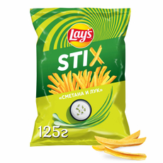 Чипсы Lay's Stix Сметана и лук, 125г