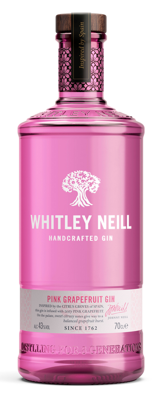 Изображение товара Джин Whitley Neill Pink Grapefruit 0.7л - уникальный вкус грейпфрута