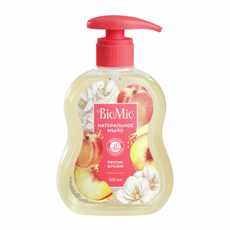 Мыло жидкое BioMio Natural Liquid Soap с маслом персика, 300мл