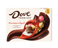 Конфеты Dove Promises Ассорти шоколадные, 118г