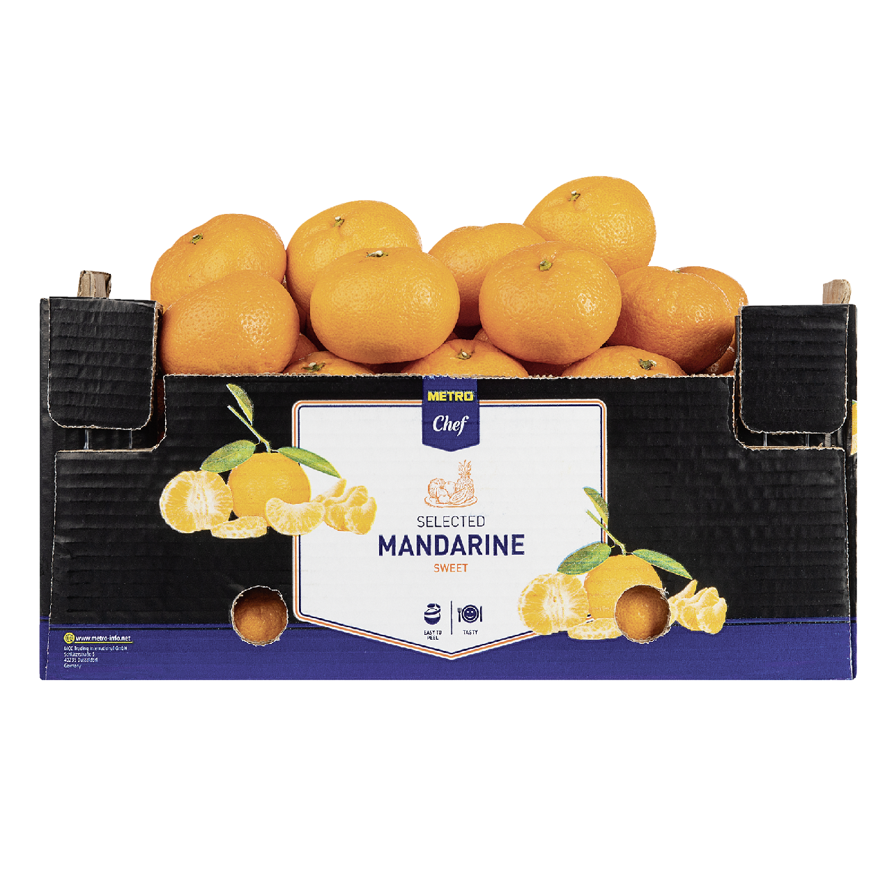 Мандарины в упаковке. Метро мандарин