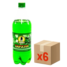 Напиток Аян Тархун газированный, 1л x 6 шт