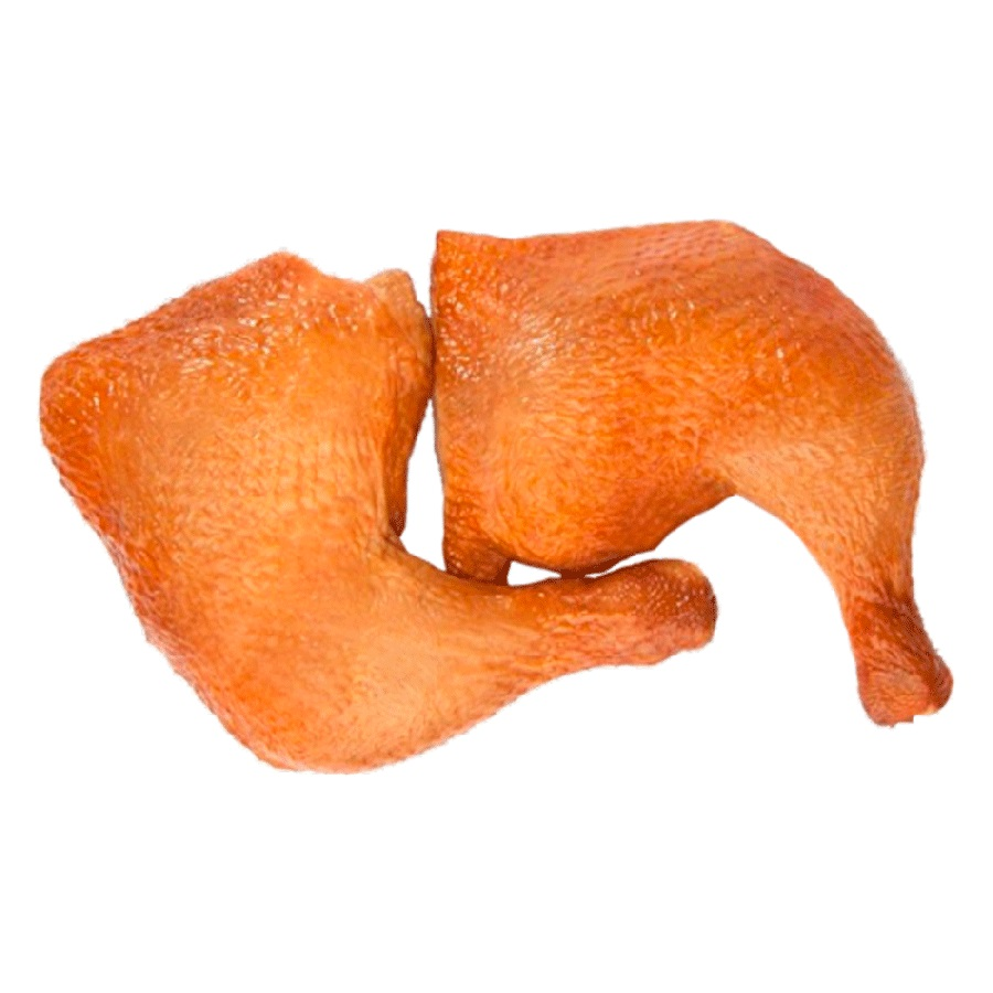 Четвертина задняя Межениновская птицефабрика копчено-вареная, ~400г