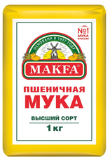 Мука Makfa высший сорт, 1кг