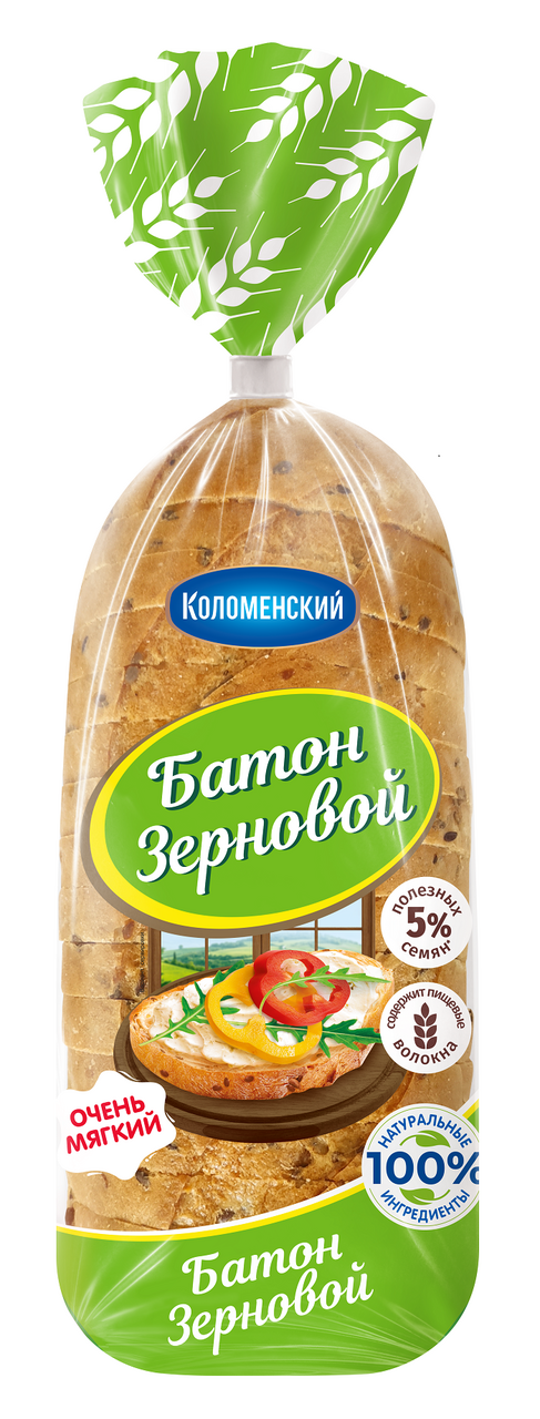 Батон Коломенский зерновой, 300г