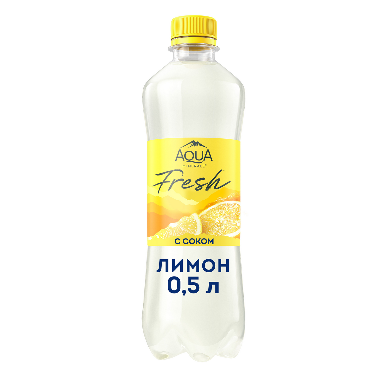 Изображение товара Вода Aqua Minerale Fresh с соком лимона негазированная, 500мл