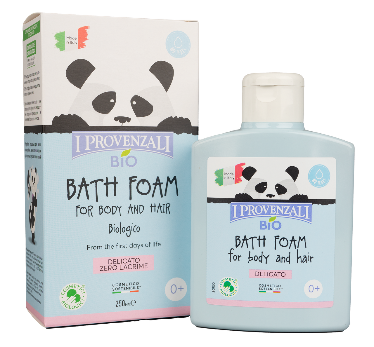 Изображение товара Пена для купания детская I Provenzali Деликатная, 250мл