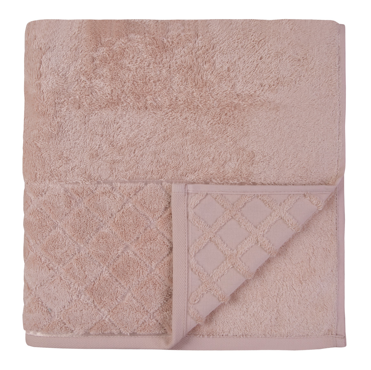 Полотенце Tessolo Home махровое миконос розовое 550г, 70 x 140см