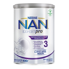 Смесь молочная NAN Optipro Nestle Гипоаллергенный 3, 400г