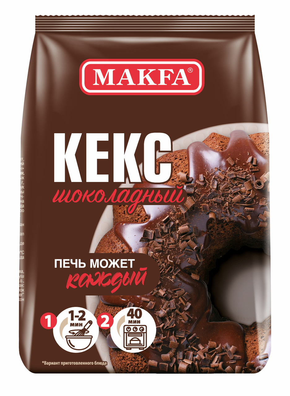 Кекс Makfa шоколадный, 300г