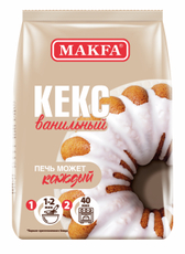 Кекс Makfa ванильный, 300г