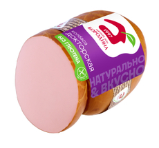 Колбаса Мясной дом Бородина Докторская вареная в синюге, ~1.5кг