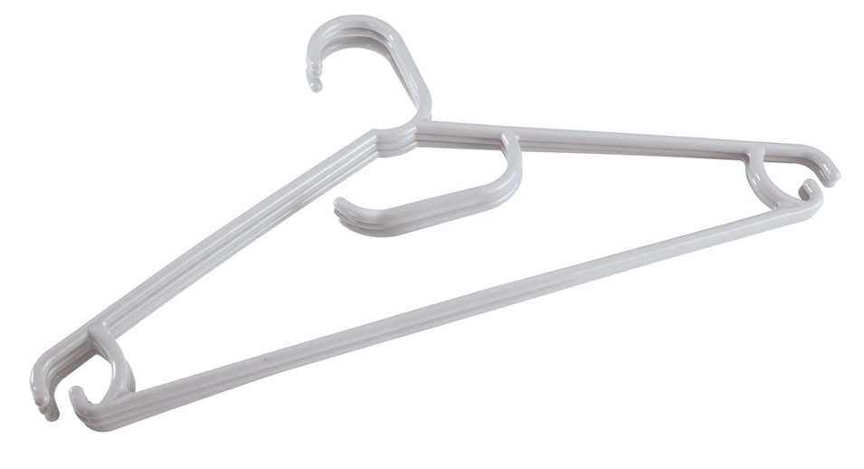 Плечики для легкой одежды Бытпласт 41.8 х 1.5 х 20см, 3шт