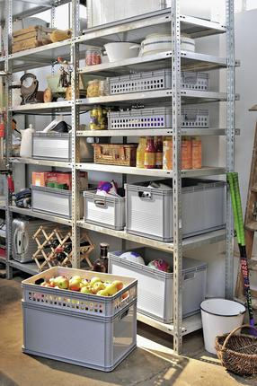 Корзина для проводов штабелируемая Robusto ОКТ 20л, 40 x 30 x 22см