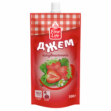 Fine Life Джем клубничный, 300г