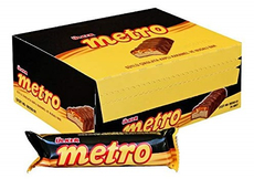 Батончик Ulker Metro с карамелью нугой и молочным шоколадом, 40г x 24 шт