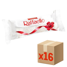 Конфеты Raffaello с цельным миндальным орехом в кокосовой обсыпке, 40г x 16 шт