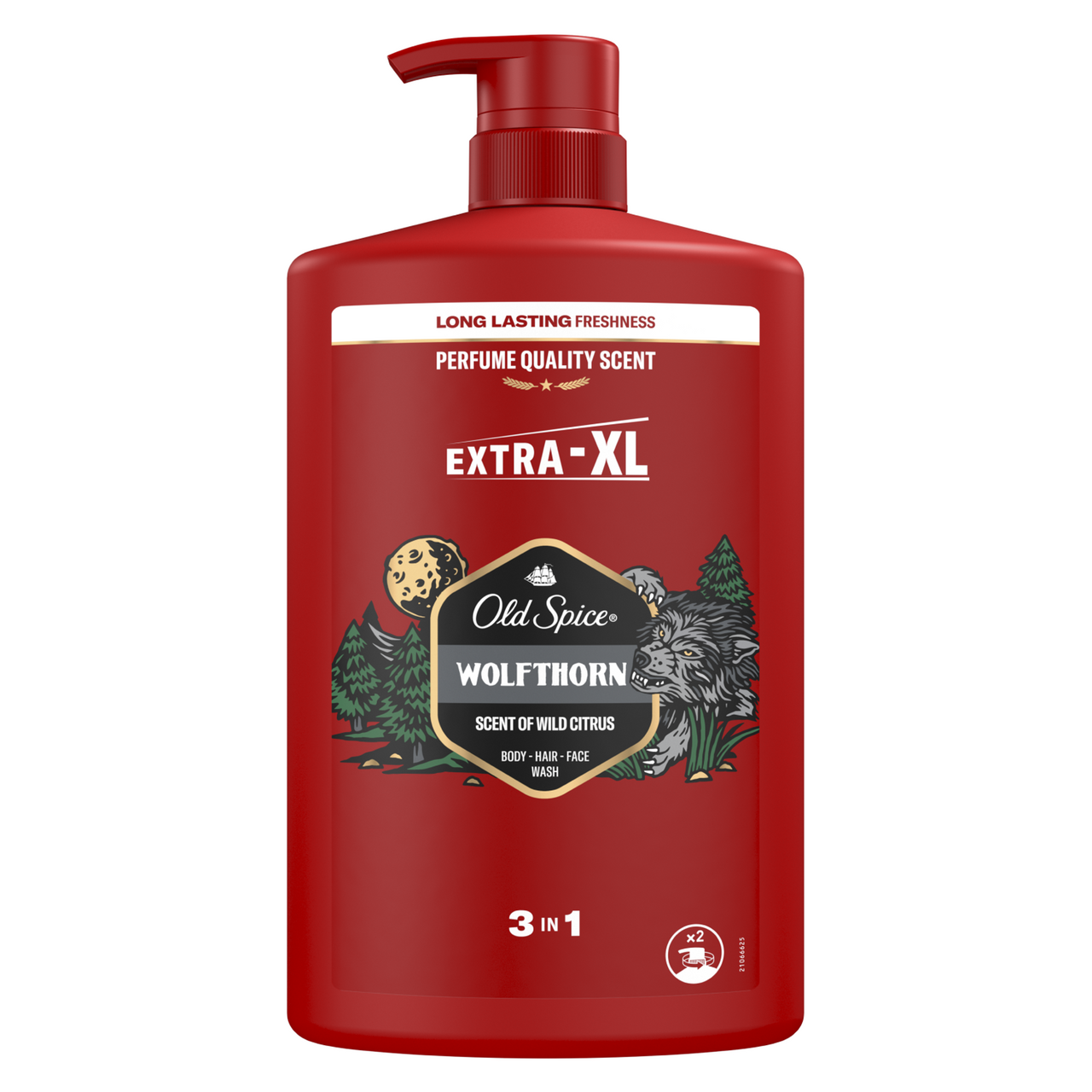 Изображение товара Гель для душа и шампунь Old Spice Wolfthorn 3в1 1л для мужчин