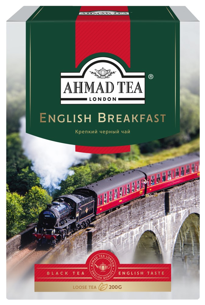 Изображение товара Чай Ahmad Tea English Breakfast черный листовой, 200г