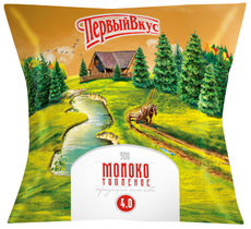 Молоко Первый вкус топленое 4%, 500г