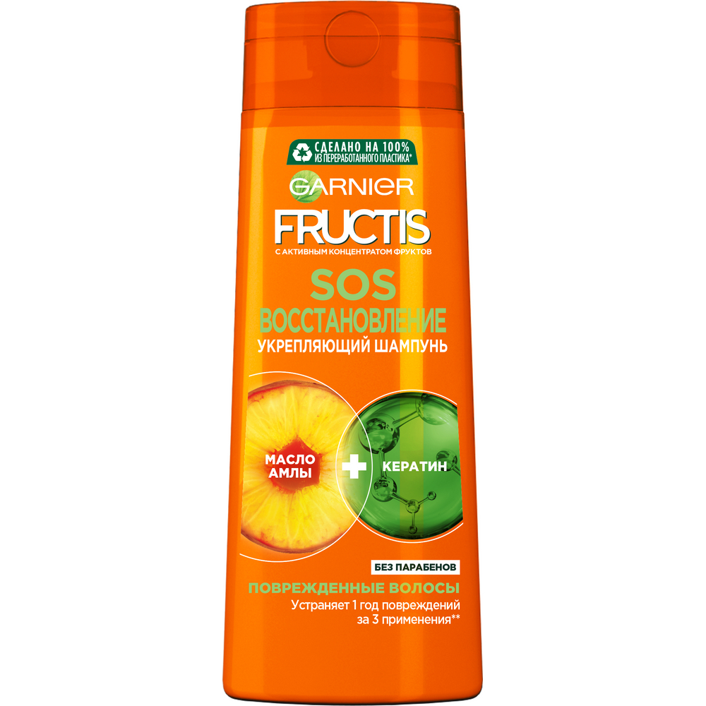 Изображение товара Шампунь Garnier Fructis SOS восстановление, 400мл