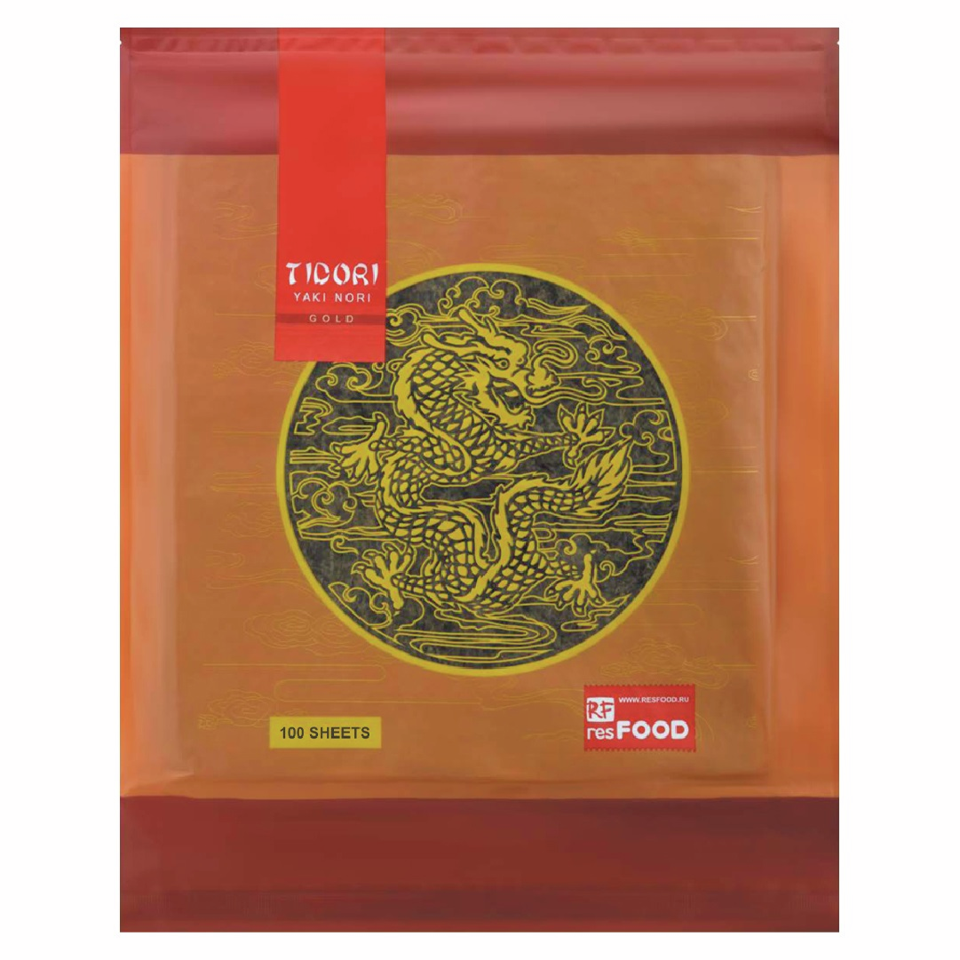 Водоросли нори Tidori 100л, 230г