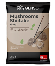 Грибы шиитаке Genso сушеные древесные, 250г