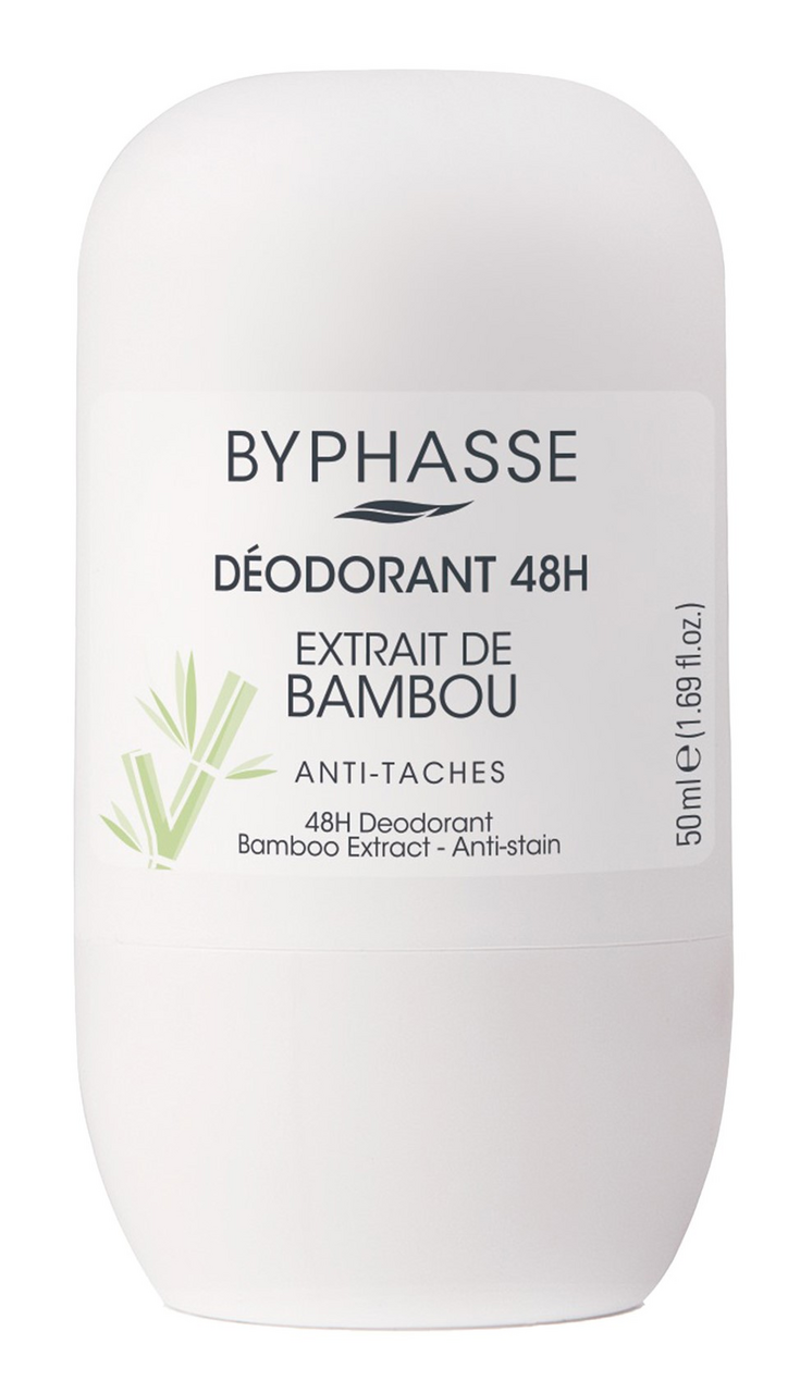 Изображение товара Дезодорант-ролик BYPHASSE Extrait De Bambou 50мл для него и для нее свежий аромат